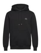 Standard Hoodie Logo Sweat Tops Sweatshirts & Hoodies Hoodies Black Mads Nørgaard