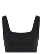 Tipped Tommy Bra, Square-Neck Lingerie Bras & Tops Sports Bras - All Black Girlfriend Collective