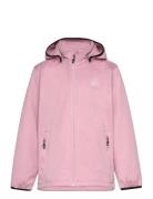 Softshell W. Fleece Outerwear Softshells Softshell Jackets Pink Color Kids