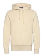 Loopback Fleece Hoodie Tops Sweatshirts & Hoodies Hoodies Cream Polo Ralph Lauren