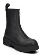 Kris_Bootie_Grlt Shoes Boots Ankle Boots Ankle Boots Flat Heel Black HUGO