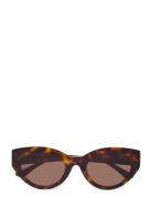 Gaby Accessories Sunglasses D-frame- Wayfarer Sunglasses Brown Corlin Eyewear