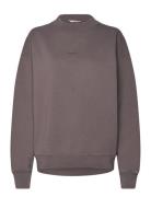 W. Mezzanine Oslo Crew Tops Sweatshirts & Hoodies Sweatshirts Grey HOLZWEILER