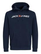 Jjecorp Old Logo Sweat Hood Noos Tops Sweatshirts & Hoodies Hoodies Navy Jack & J S