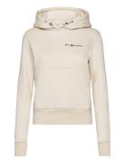 W Gale Logo Hood Sport Sweatshirts & Hoodies Hoodies Beige Sail Racing