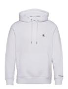 Ck Essential Regular Hoodie Tops Sweatshirts & Hoodies Hoodies White Calvin Klein Jeans