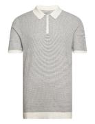Hco. Guys Sweaters Tops Knitwear Short Sleeve Knitted Polos White Hollister