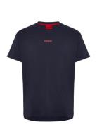 Linked T-Shirt Designers T-Kortærmet Skjorte Navy HUGO