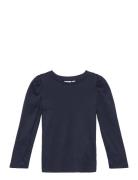 Nmflilde Ls Slim Top Pb Tops T-shirts Long-sleeved T-Skjorte Navy Name It