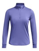 Ua Playoff 1/4 Zip Sport Sweatshirts & Hoodies Fleeces & Midlayers Purple Under Armour