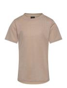 T-Shirt Short-Sleeve Tops T-Kortærmet Skjorte Beige Sofie Schnoor Baby And Kids