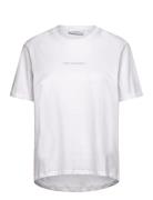 Mschterina Organic Small Logo Tee Tops T-shirts & Tops Short-sleeved White MSCH Copenhagen
