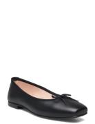 Biaemily Karré Ballerina Smooth Leather Ballerinasko Ballerinaer Black Bianco