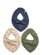 Bandana Bib Boy -Aop  Baby & Maternity Care & Hygiene Dry Bibs Multi/patterned Pippi