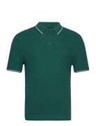 Anf Mens Sweaters Tops Knitwear Short Sleeve Knitted Polos Green Abercrombie & Fitch