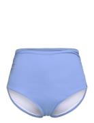 Chara Solid Bottom Swimwear Bikinis Bikini Bottoms High Waist Bikinis Blue Panos Emporio