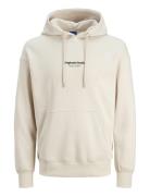 Jorvesterbro Sweat Hood Noos Tops Sweatshirts & Hoodies Hoodies Beige Jack & J S