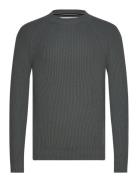 Soft Utility Raglan Sweater Tops Knitwear Round Necks Grey Calvin Klein Jeans