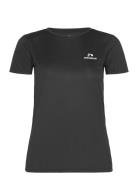 Nwllea Performance T-Shirt Women Tops T-shirts & Tops Short-sleeved Black Newline