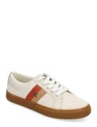 Janson Ii Suede & Leather Sneaker Low-top Sneakers Beige Lauren Ralph Lauren