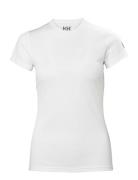 W Hh Tech T-Shirt Sport T-shirts & Tops Short-sleeved White Helly Hansen