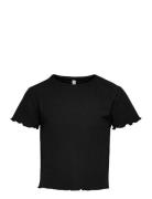 Kognella S/S O-Neck Top Noos Jrs Tops T-Kortærmet Skjorte Black Kids Only