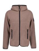 Bror Usx Fz 3 Tops Sweatshirts & Hoodies Fleeces & Midlayers Beige Didriksons