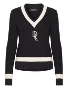 Cable-Knit Cotton Cricket Sweater Tops Knitwear Jumpers Black Lauren Ralph Lauren
