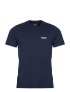 B.intl International Small Logo Tee Designers T-Kortærmet Skjorte Navy Barbour