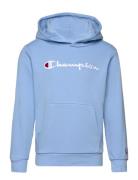 Hooded Sweatshirt Sport Sweatshirts & Hoodies Hoodies Blue Champion