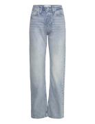 High Rise Straight Bottoms Jeans Straight-regular Blue Calvin Klein Jeans