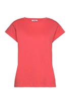 Leti T-Shirt Tops T-shirts & Tops Short-sleeved Coral Minus