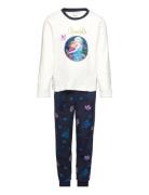 Pyjalong Coral Pyjamassæt Multi/patterned Frost