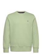 Reg Shield C-Neck Sweat Tops Sweatshirts & Hoodies Sweatshirts Green GANT