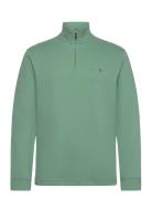 Estate Rib-Lsl-Knt Tops Knitwear Half Zip Jumpers Green Polo Ralph Lauren