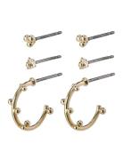 Gracefulness Earrings Accessories Jewellery Earrings Hoops Gold Pilgrim