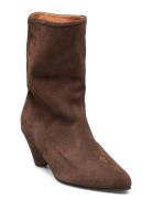 Vully 50 Triangle Shoes Boots Ankle Boots Ankle Boots With Heel Brown Anonymous Copenhagen