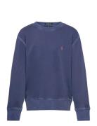 French Terry Sweatshirt Tops Sweatshirts & Hoodies Sweatshirts Blue Ralph Lauren Kids