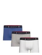 Shield Trunk 3-Pack Boxershorts Grey GANT