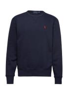 Rl Fleece-Lsl-Knt Designers Sweatshirts & Hoodies Sweatshirts Blue Polo Ralph Lauren