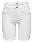 Onlrain Life Mid Long Dnm Shorts Noos Bottoms Shorts Denim Shorts White ONLY