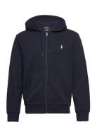 Double-Knit Full-Zip Hoodie Tops Sweatshirts & Hoodies Hoodies Navy Polo Ralph Lauren