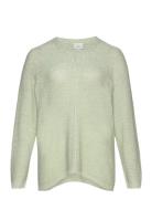 Carnew Foxy L/S Pullover Knt Tops Knitwear Jumpers Green ONLY Carmakoma