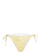 Soft Flounce Bikini Brief Swimwear Bikinis Bikini Bottoms Side-tie Bikinis Yellow Gina Tricot