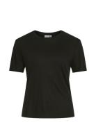 Vialexia O-Neck S/S T-Shirt - Noos Tops T-shirts & Tops Short-sleeved Black Vila