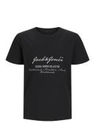 Jjgreat B2S Logo Tee Ss Ln Jnr Tops T-Kortærmet Skjorte Black Jack & J S