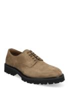 Lightweight Derby - Titanio Grey Shoes Business Laced Shoes Green S.T. VALENTIN