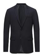 Stretch Wool Slim Suit Blazer Suits & Blazers Blazers Single Breasted Blazers Navy Calvin Klein