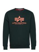 Basic Sweater Designers Sweatshirts & Hoodies Sweatshirts Green Alpha Industries