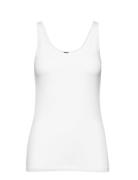 Vmmaxi My Soft Uu Tank Top Noos Tops T-shirts & Tops Sleeveless White Vero Moda